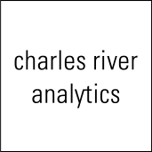 Image of Charles River Analytics square logo black and white.