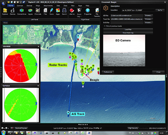 Simulation from Charles River Analytics Project CROWSNEST.