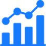 cra-analytics Bar and Line graph icon.